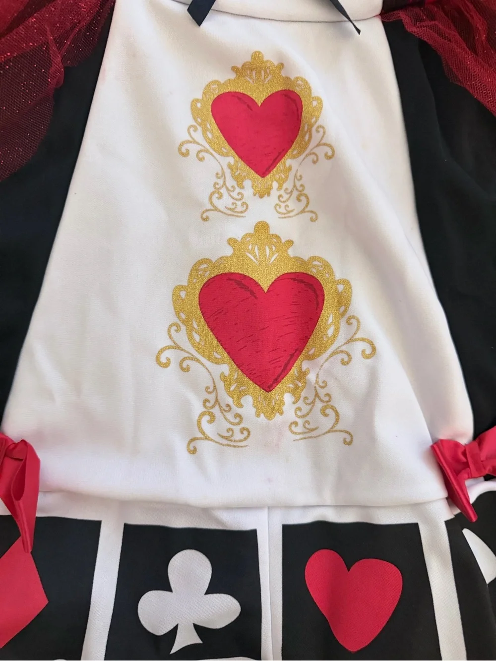 California Costumes Deluxe Queen Child Costume L 10-12 Dress Gloves Halloween